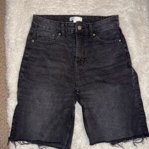 H&M Charcoal Jean Shorts